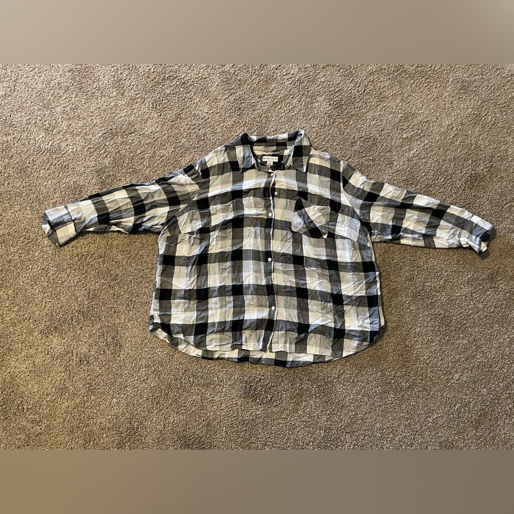 Ava & Viv. Button-up Flannel